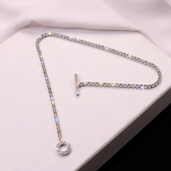 Elegant Rhinestone Choker - Picture 2 of 9